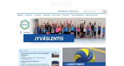 Desktop Screenshot of jyvaslentis.fi
